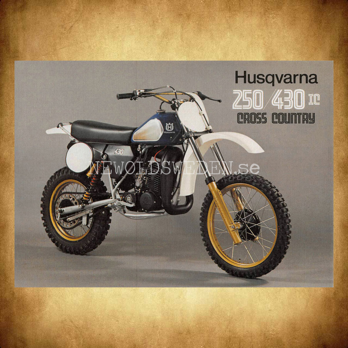 HUSQVARNA 250/430 IC CROSS COUNTRY - Vykort A5 - 2