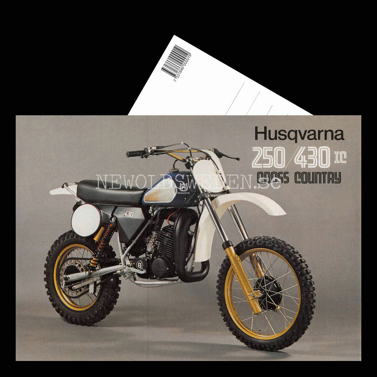 HUSQVARNA 250/430 IC CROSS COUNTRY - Vykort A5 - 3