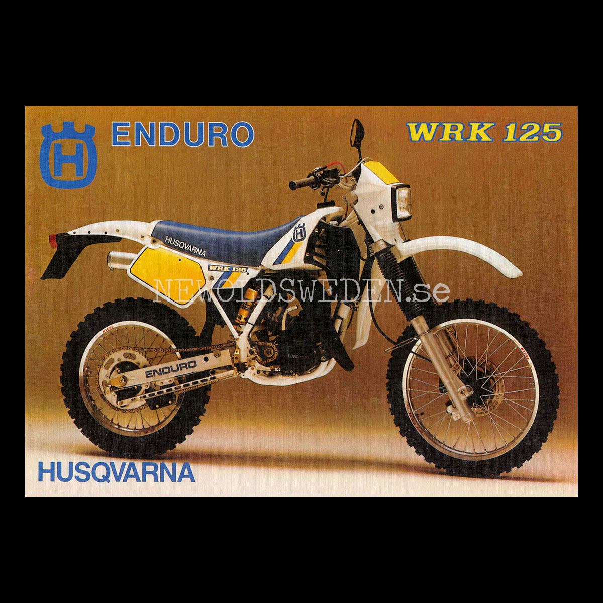 HUSQVARNA ENDURO WRK 125 - Vykort A5