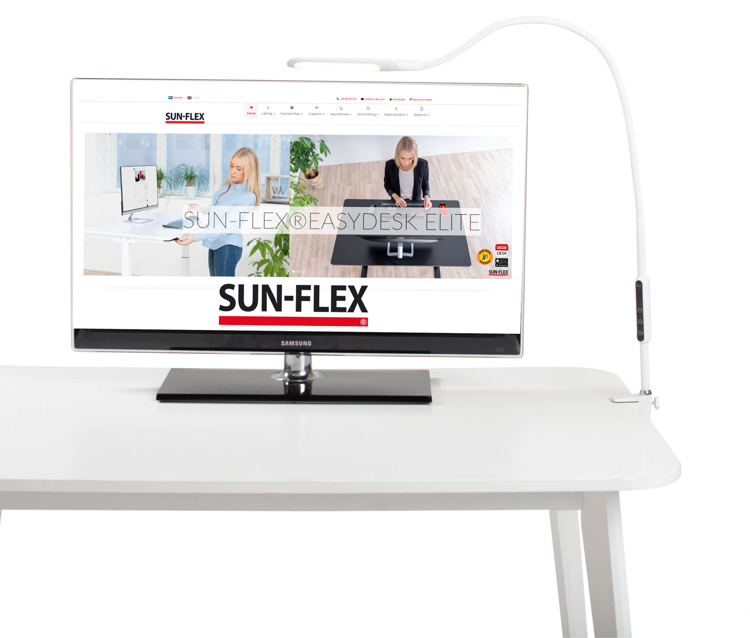 DESKLITE™ Flexibel armatur med lång räckvidd - 2
