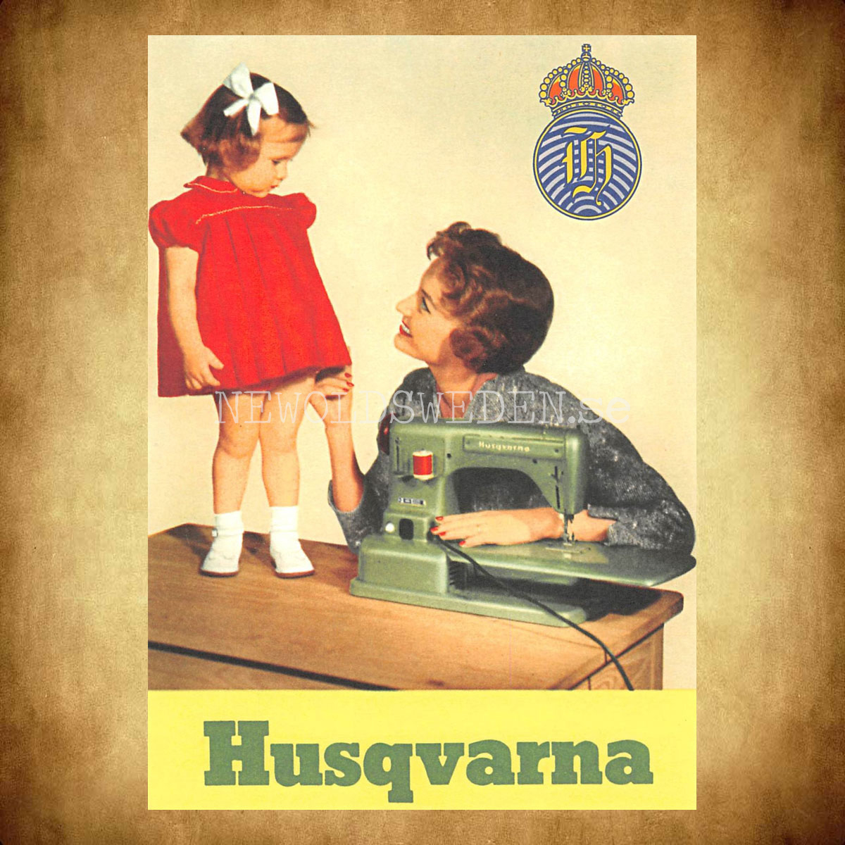 HUSQVARNA SYMASKIN - Vykort A5 - 2