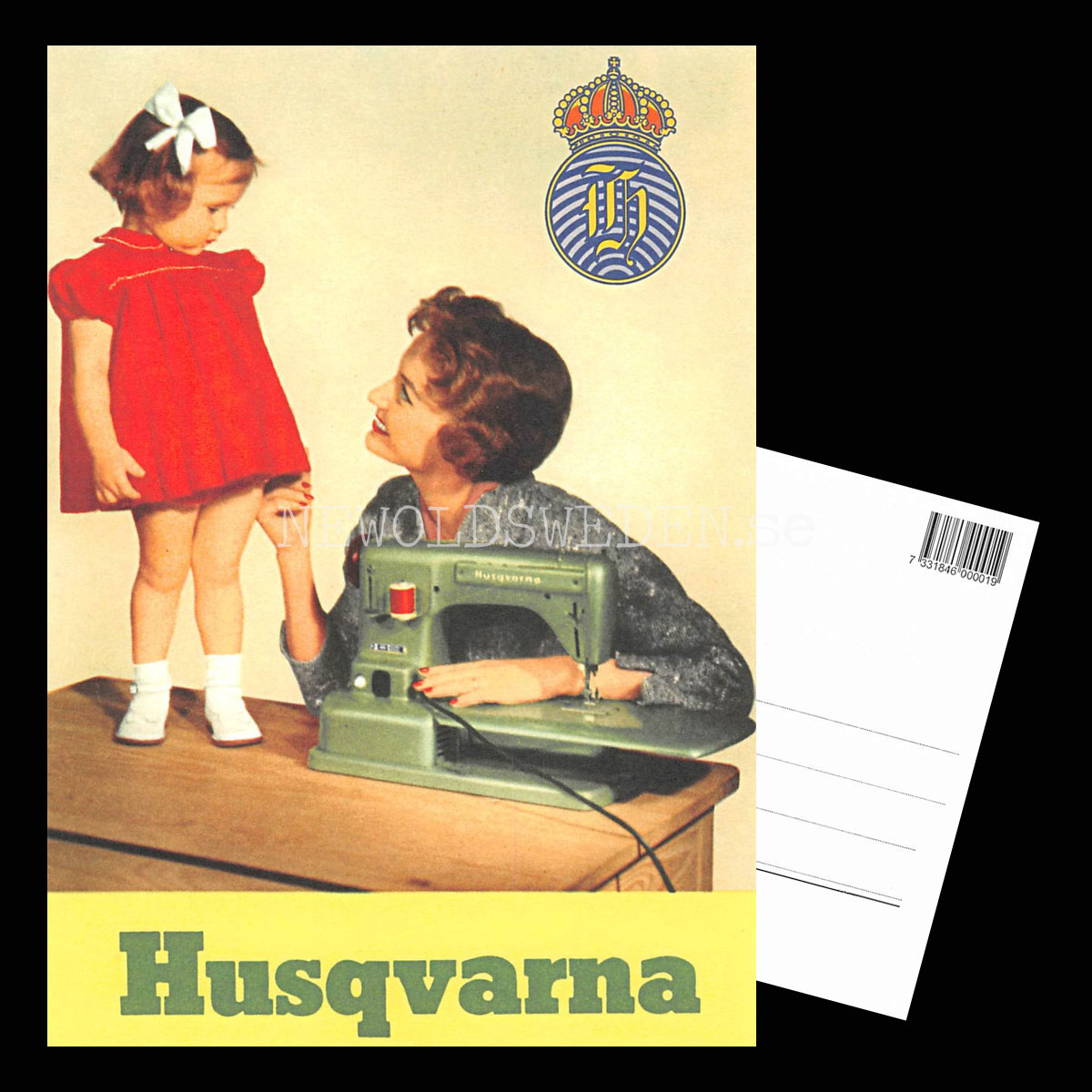 HUSQVARNA SYMASKIN - Vykort A5 - 3