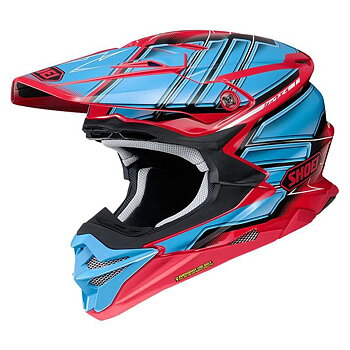 Shoei Helmet VFX-WR Glaive TC-1Röd/svart