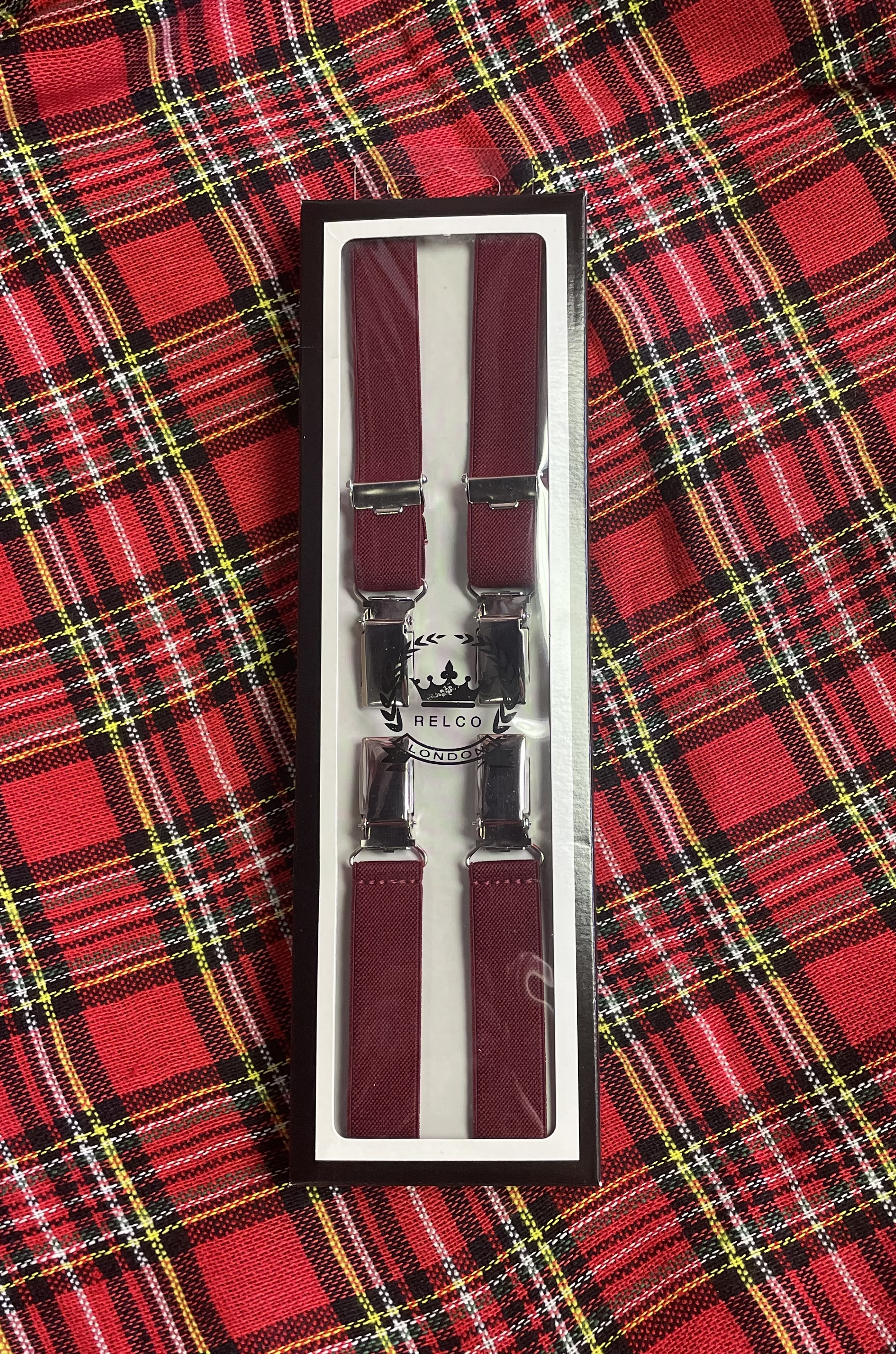 Braces - Burgundy 