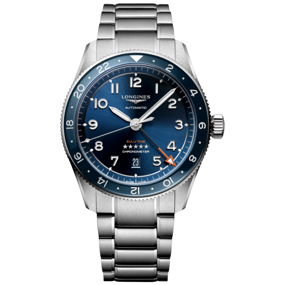 L3.812.4.93.6 Longines Spirit Zulu Time 42 blå