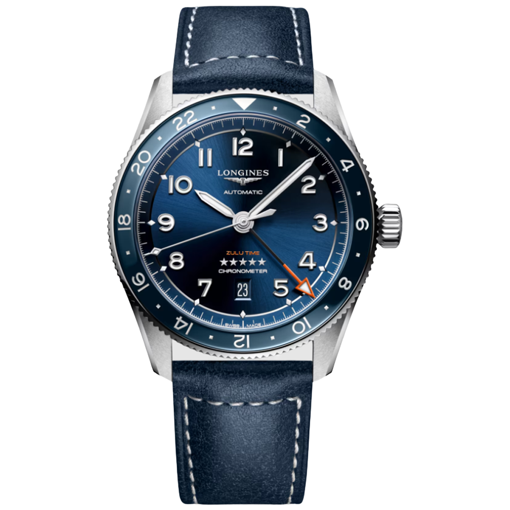 L3.812.4.93.2 Longines Spirit Zulu Time 42 blå