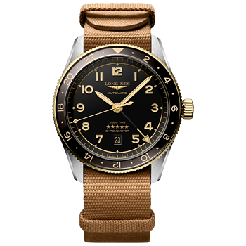 L3.812.5.53.9  Longines Spirit Zulu Time  42 svart