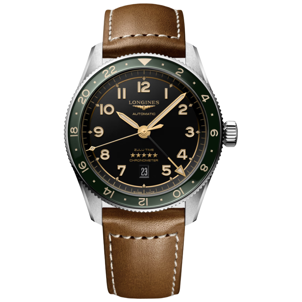 L3.812.4.63.2 Longines Spirit Zulu Time  42 grön