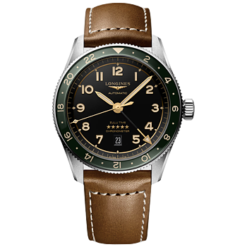 L3.812.4.63.2 Longines Spirit Zulu Time  42 grön