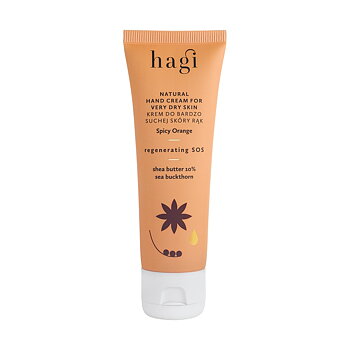 Hagi Natural Hand Cream For Very Dry Skin Spicy Orange 50 ml