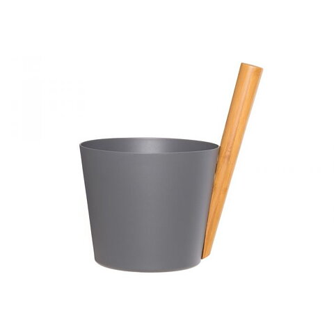 Bastuhink aluminium grå
