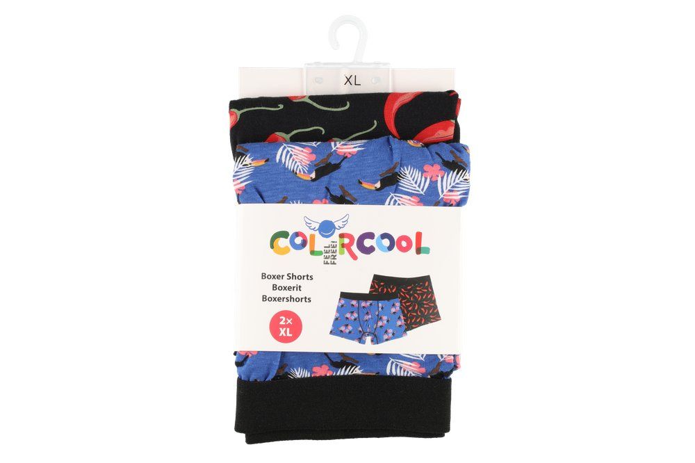 Boxershorts colorcool 2-pack fågel/chili - 6