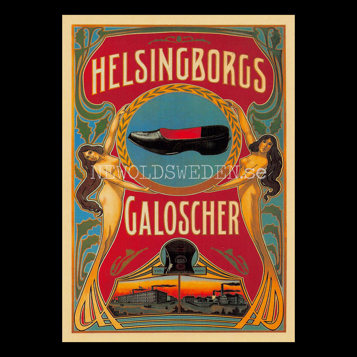 HELSINGBORGS GALOSCHER - Vykort A5