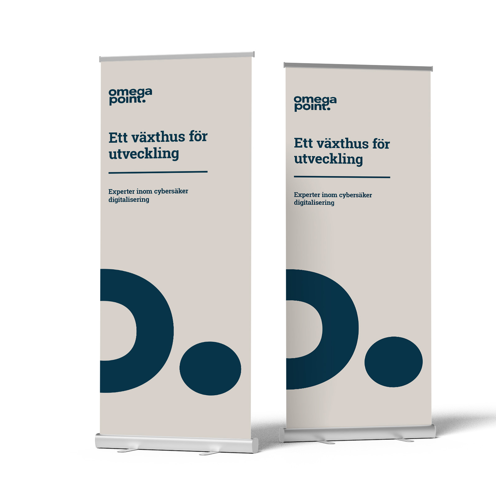 Beige roll-up, ON DEMAND