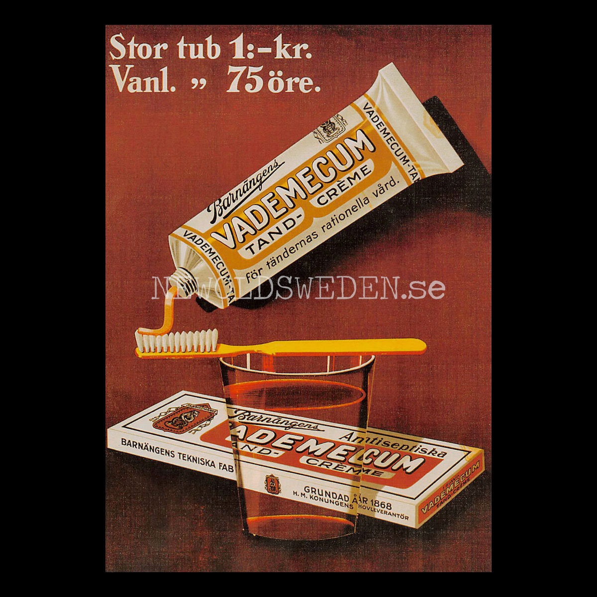 VADEMECUM TAND-CRÉME - Vykort A5