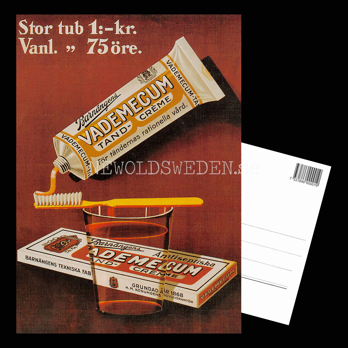 VADEMECUM TAND-CRÉME - Vykort A5 - 3