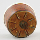 Stig Lindberg (Coq 1966) Brown Sturdy Sugar Bowl 8 cm