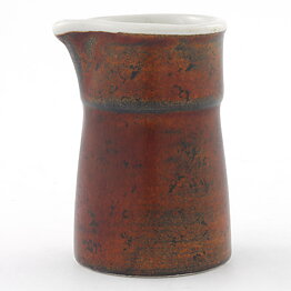 Stig Lindberg (Coq 1966) Brown Sturdy Creamer 7 cm