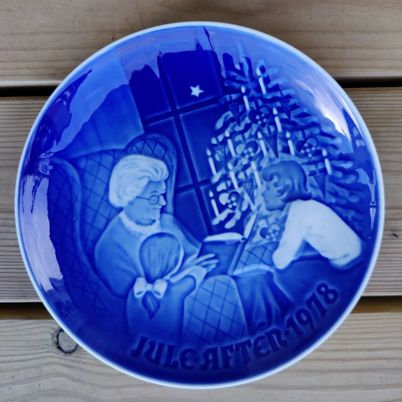 Jultallrik 1978 från Bing & Grøndahl