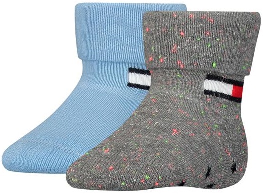 2-Pack Tommy Hilfiger Barnstrumpor med Halkskydd