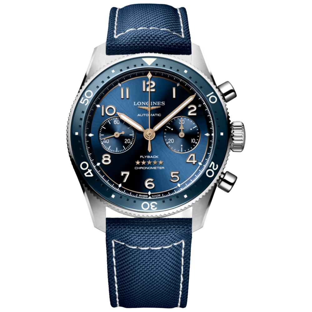 L3.821.4.93.2 Longines Spirit Flyback 42 blå