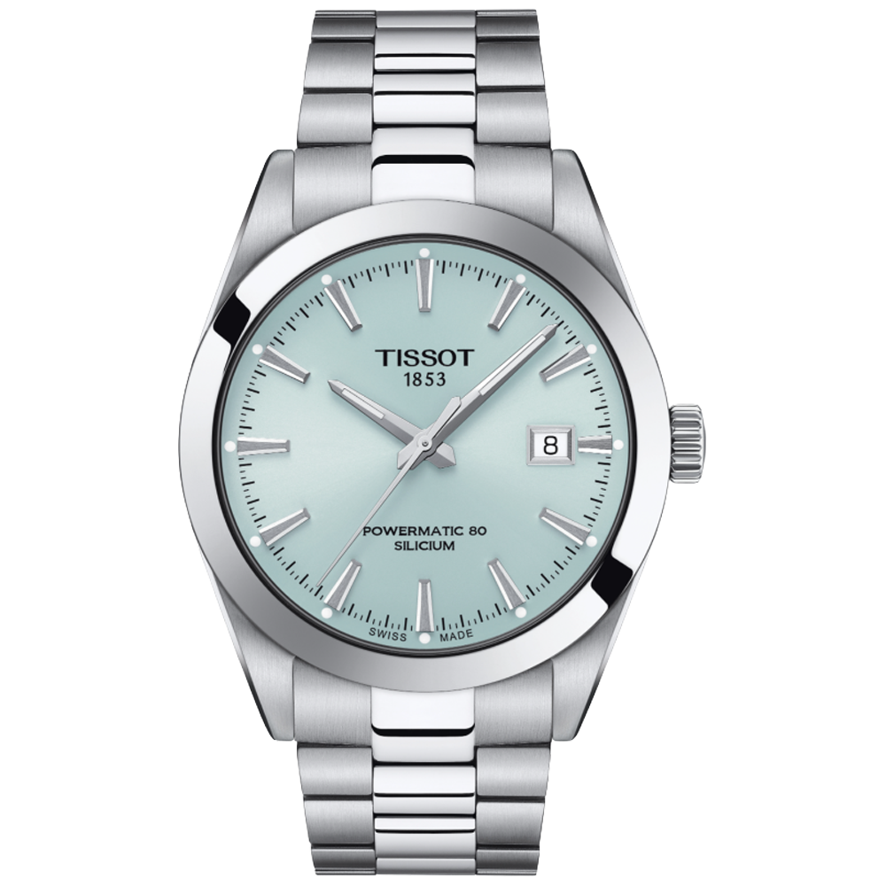 T127.407.11.351.00 Tissot Gentleman Powermatic 80 Silicium 40 isblå