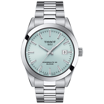 T127.407.11.351.00 Tissot Gentleman Powermatic 80 Silicium 40 isblå