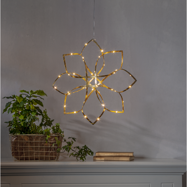 Hængestjerne Amaze guld 40 cm Star Trading - 3