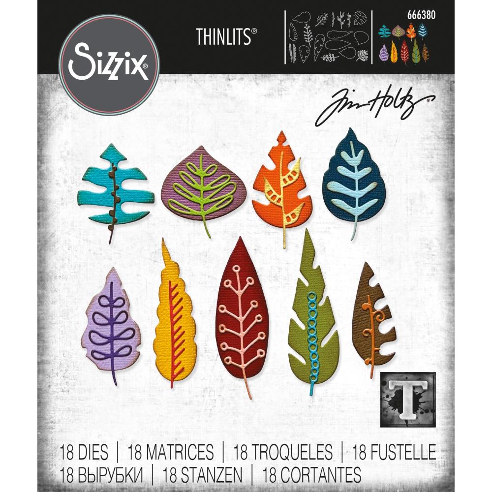 Thinlits Artsy Leaves