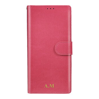 Samsung Galaxy A34 5G Magnet Wallet Case MONOGRAM - Magenta