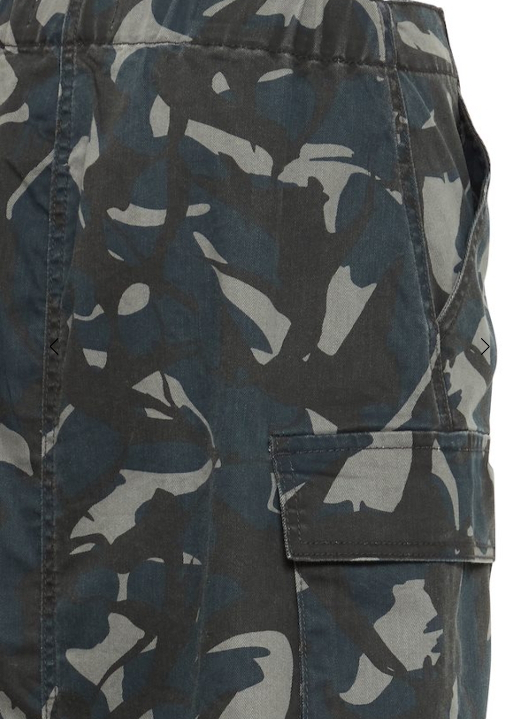 Pulz- Kjol Camo blue/black - 3