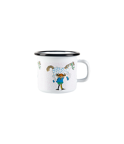 Emaljmugg Pippi och Hästen 2,5dl