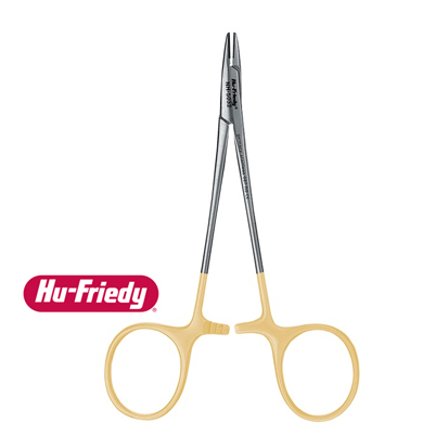 Hu-Friedy® Needle Holders, Derf PermaSharp, Serrated, 12cm
