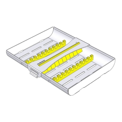 Ergo Clip® Rostfri Bricka för 10 instrument 184x150x25mm