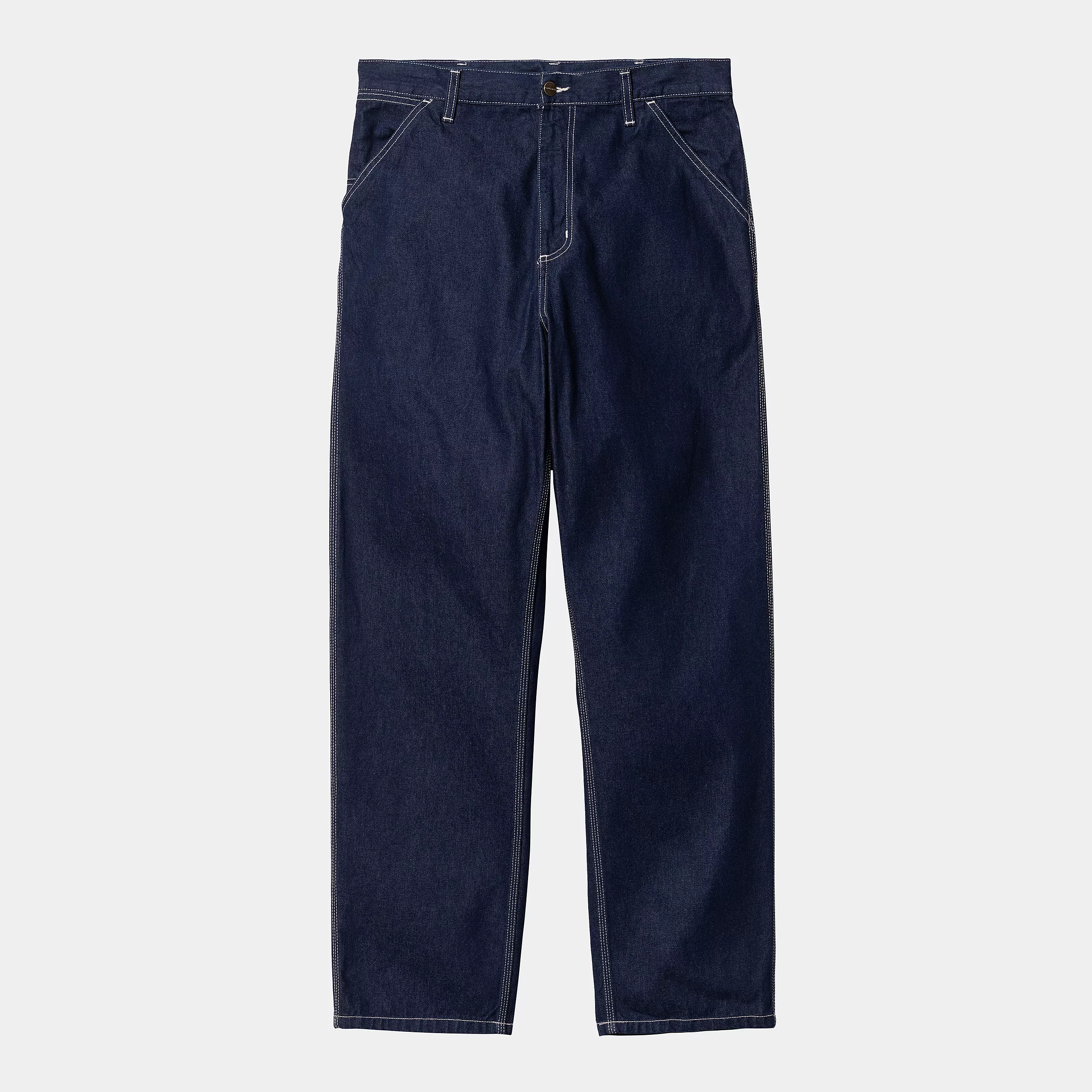 Carhartt WIP Simple Pant Blue One Wash Jeans - 4