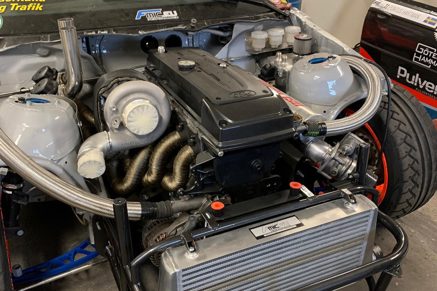 Motorfäste BMW E36 / E46 - Ford Barra - 3