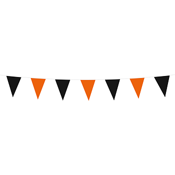 Vimpel Svart/ Orange 3m