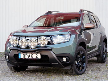 Q-LIGHT Dacia Duster 22-23 extraljusfäste (extraljusbåge) för 4st lampor