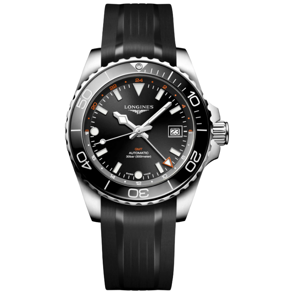 L3.790.4.56.9 Longines Hydroconquest GMT 41 svart