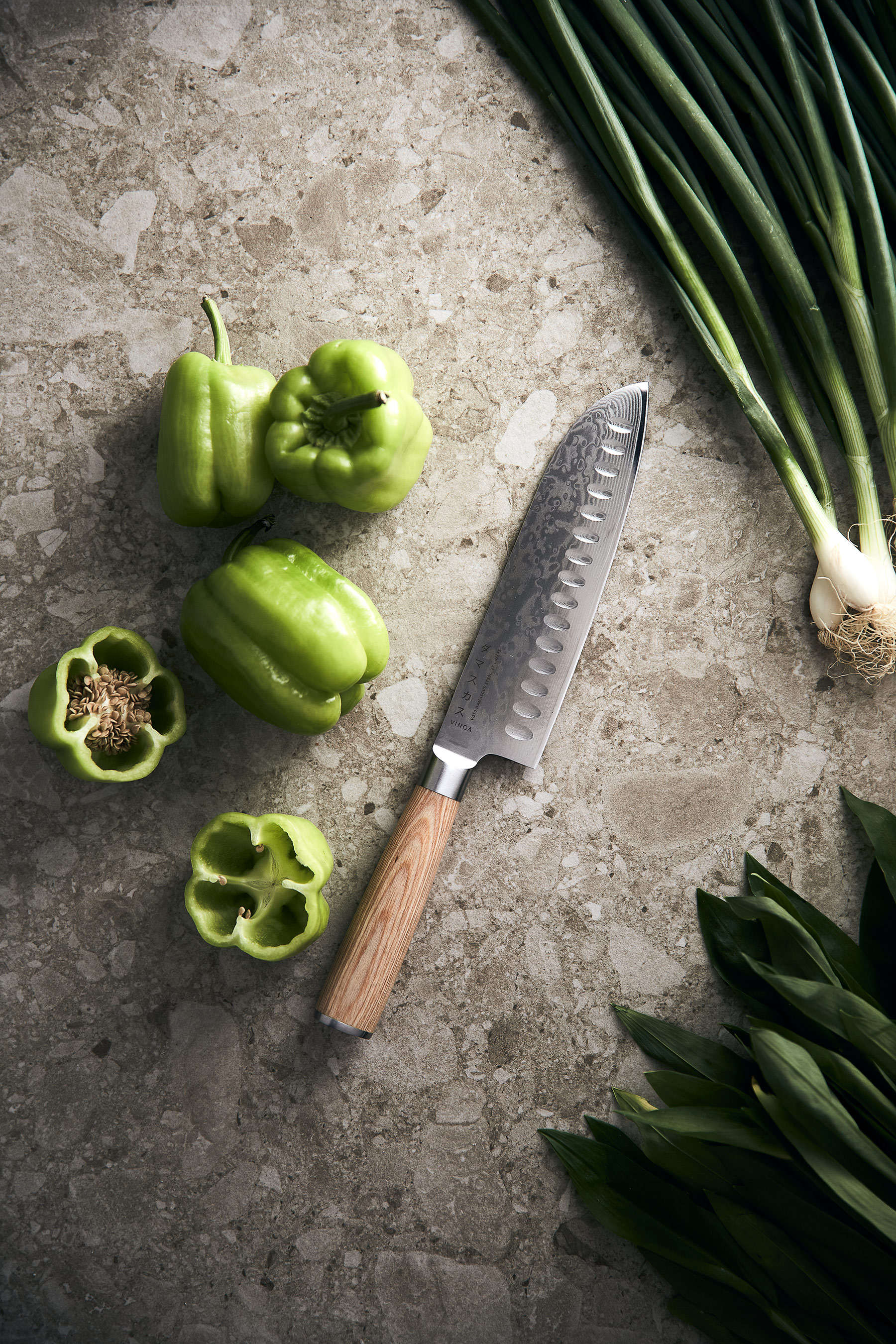 Hattasan damascus santokukniv - Vinga Home
