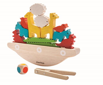 Balansspel / Balanserande båten - Plan Toys