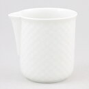 Signe Persson-Melin (Chess 1980) White Creamer with Checkers Relief 7,5 cm