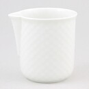 Signe Persson-Melin (Chess 1980) White Creamer with Checkers Relief 7,5 cm