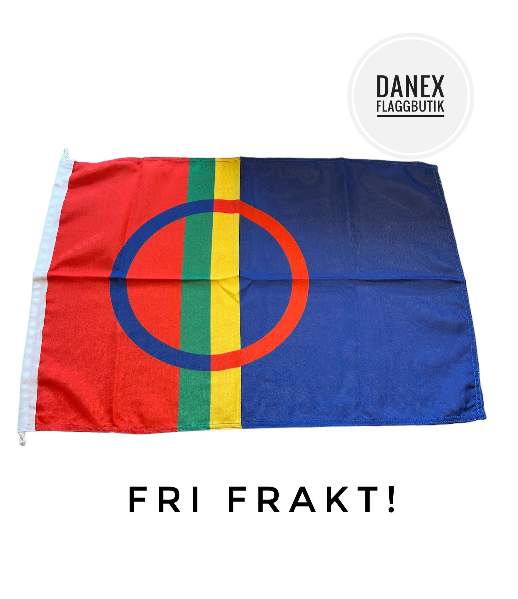 Fasadflagga - Samiska 70 cm