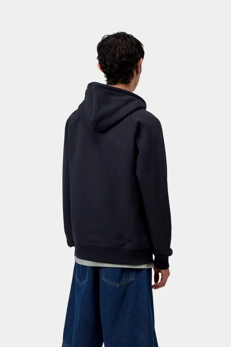 Carhartt WIP Hooded Chase Jacket Dark Navy/Gold - 4