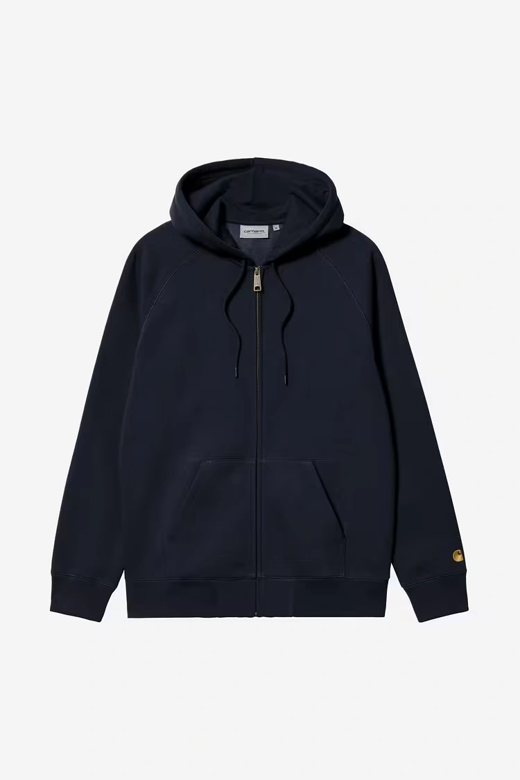 Carhartt WIP Hooded Chase Jacket Dark Navy/Gold