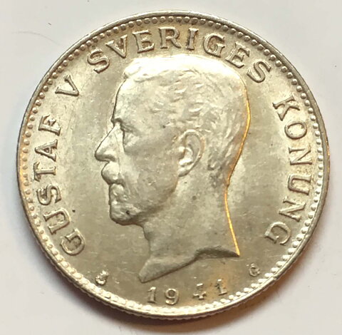 1 kr 1941/44 nära 01