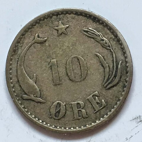 Danmark 10 öre 1904 1