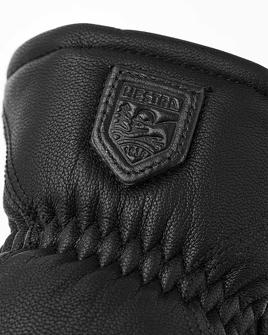 Hestra Handskar - Leather Box - Mitt Black - 5