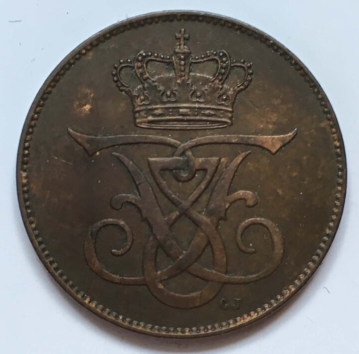 Danmark 5 öre 1907 1+/01